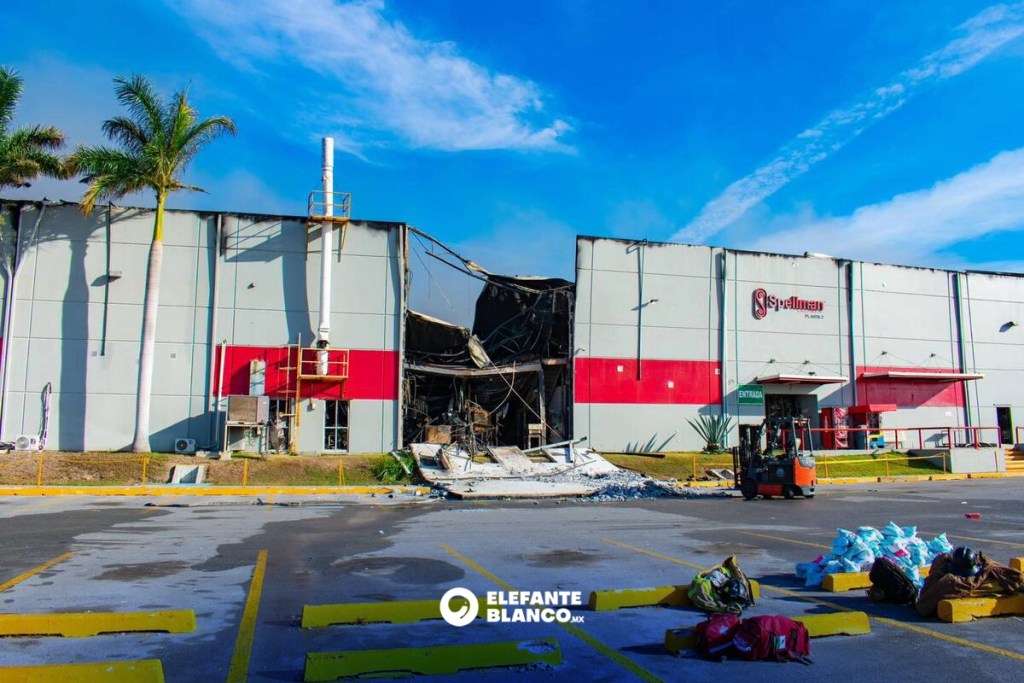 Estado da acompañamiento tras incendio en planta de Matamoros